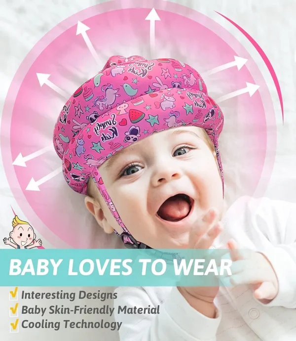 Safety Helmet for Infant Toddler with Head Cushion